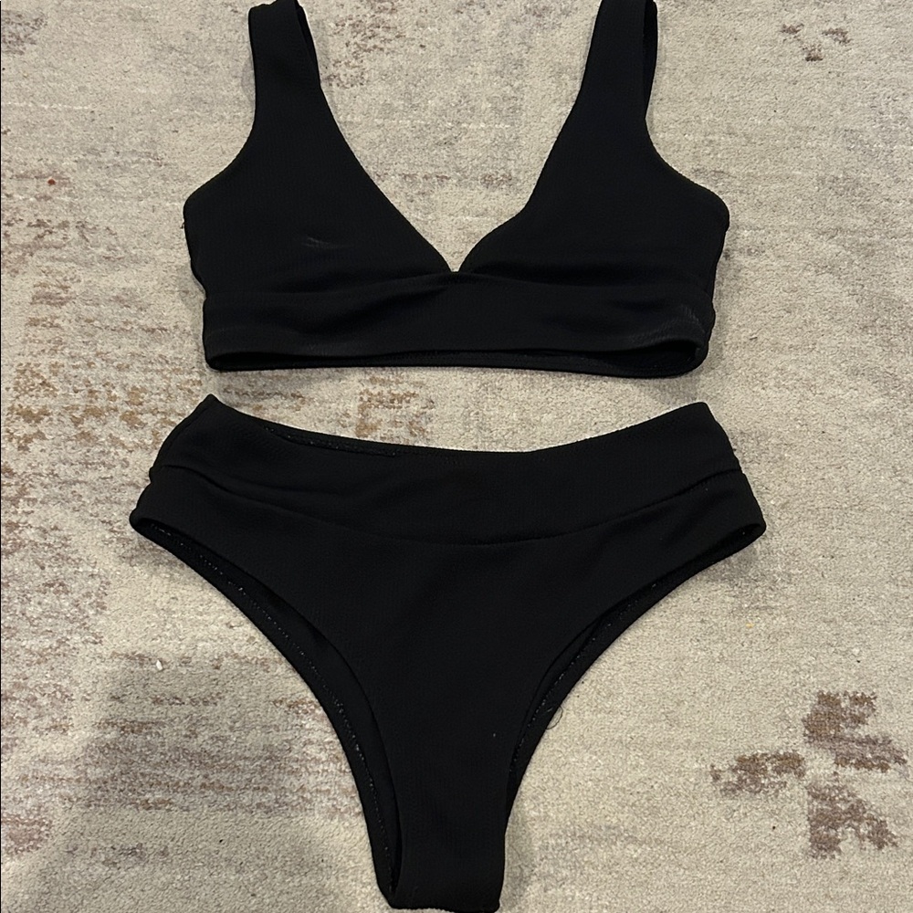 Black Women's Swimwear Set